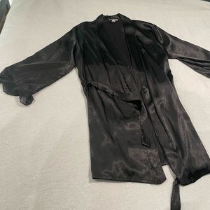 2XL silk bathrobe